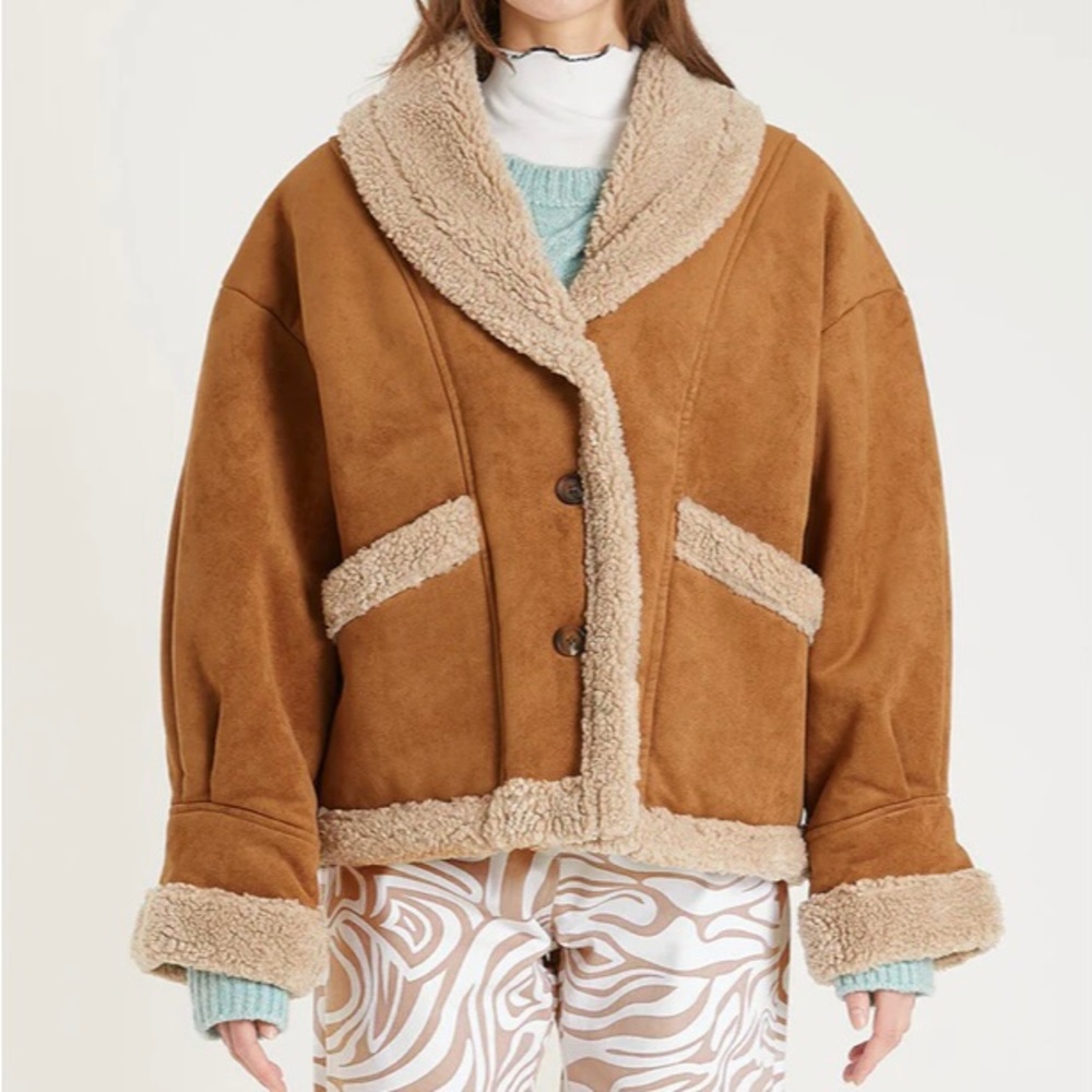 Stores Ava Faux Shearling Jacket S/M
